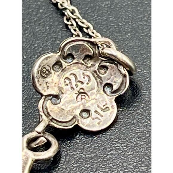 Carolyn Pollack Relios Filigree Sterling Silver Pendant Opal cabochon Necklace - Picture 9 of 13